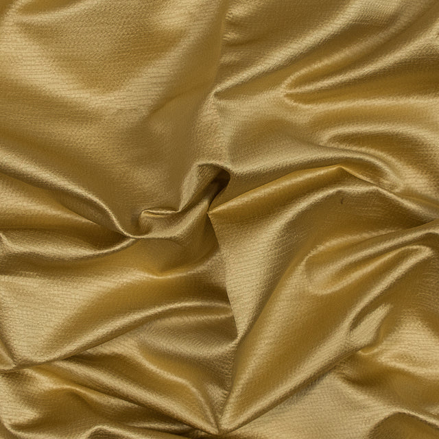 Luminous Textural Polyester Woven - Buttercup - British Imported