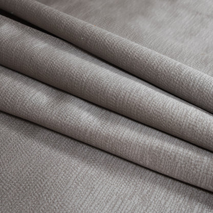 Luminous Textural Polyester Woven - Fog - British Imported Folded