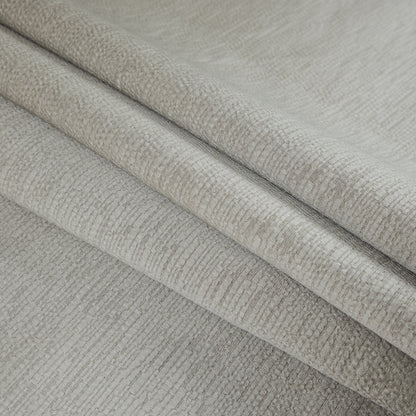 Luminous Textural Polyester Woven - Linen - British Imported Folded