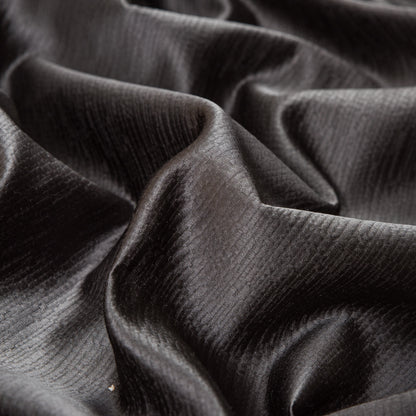 Luminous Textural Polyester Woven - Gray - British Imported Detail
