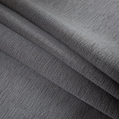Luminous Textural Polyester Woven - Mercury - British Imported Folded