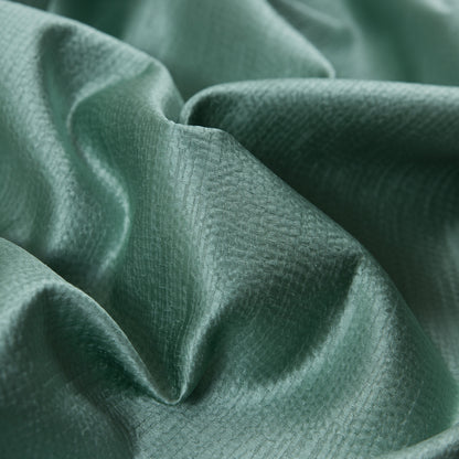 Luminous Textural Polyester Woven - Aqua - British Imported Detail