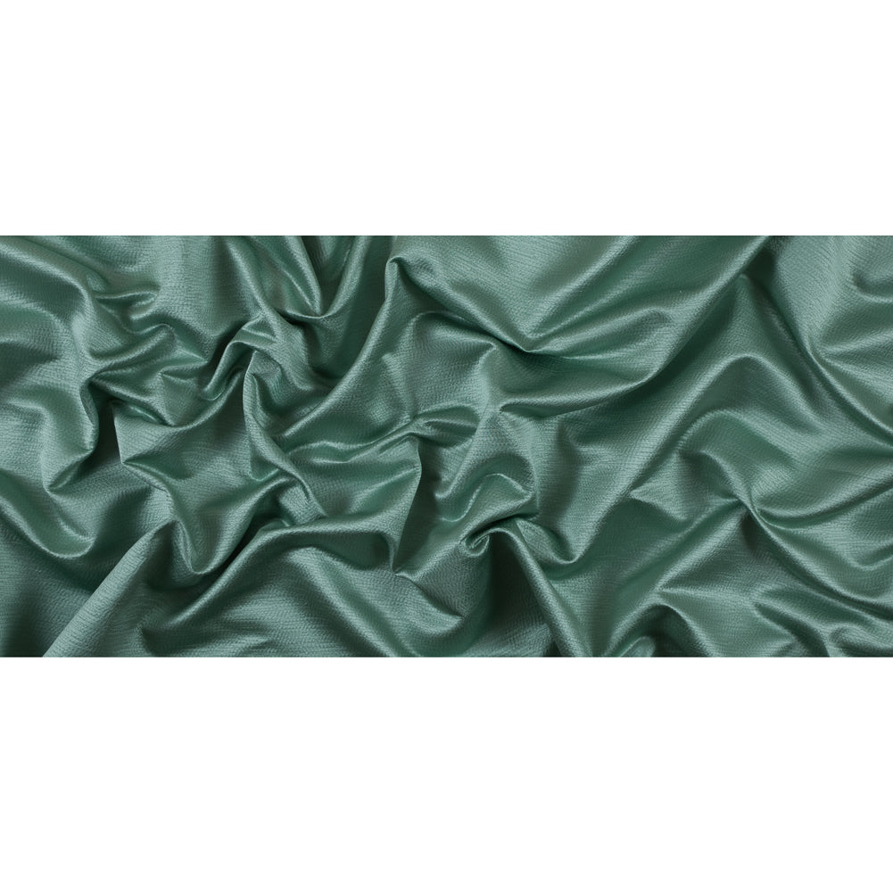 Luminous Textural Polyester Woven - Aqua - British Imported Full