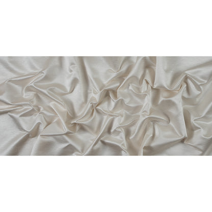 Luminous Textural Polyester Woven - Pearl - British Imported Full
