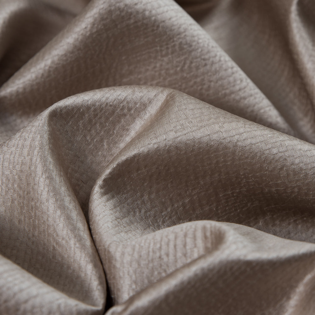 Luminous Textural Polyester Woven - Shell - British Imported Detail