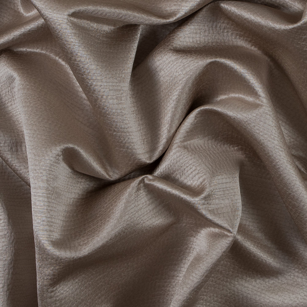 Luminous Textural Polyester Woven - Shell - British Imported