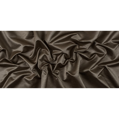 Luminous Textural Polyester Woven - Otter - British Imported Full