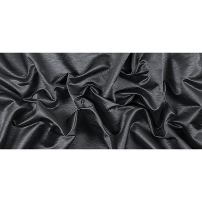 Luminous Textural Polyester Woven - Steel - British Imported Full