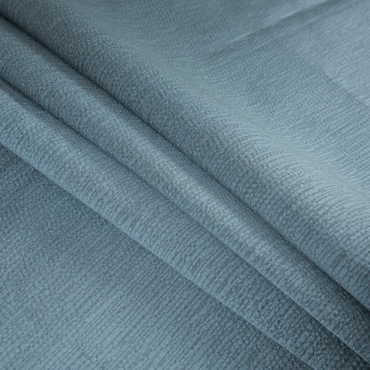 Luminous Textural Polyester Woven - Smoke - British Imported Folded