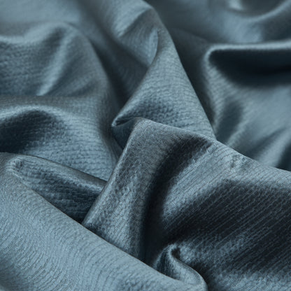Luminous Textural Polyester Woven - Smoke - British Imported Detail