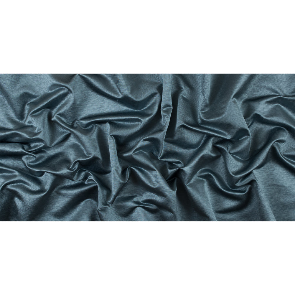 Luminous Textural Polyester Woven - Smoke - British Imported Full
