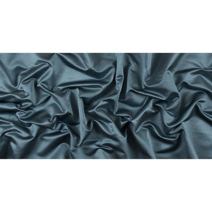 Luminous Textural Polyester Woven - Smoke - British Imported Full