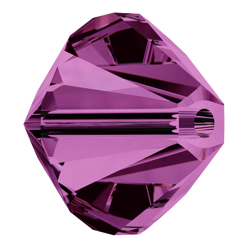 Amethyst Bicone Swarovski Rhinestone Beads - Detail - Image 7 of 8