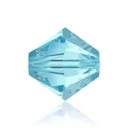 Aquamarine Bicone Swarovski Rhinestone Beads