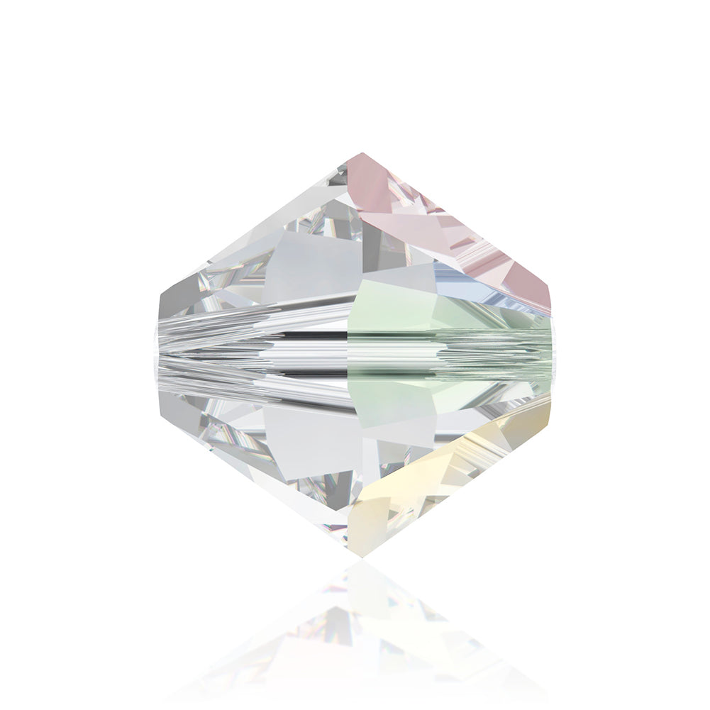 Crystal AB Bicone Swarovski Rhinestone Beads