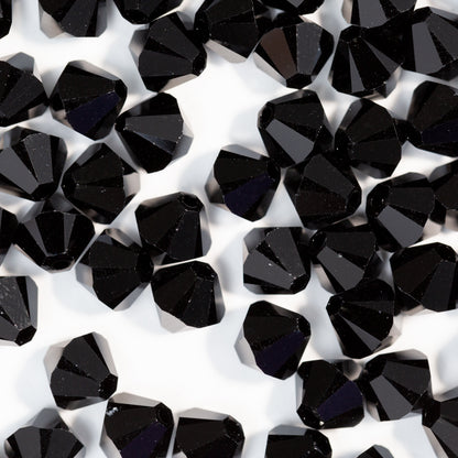 Jet Bicone Swarovski Rhinestone Beads