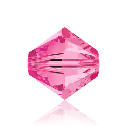 Rose Bicone Swarovski Rhinestone Beads