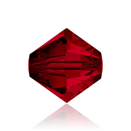 Siam Bicone Swarovski Rhinestone Beads