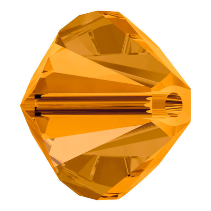 Topaz Bicone Swarovski Rhinestone Beads