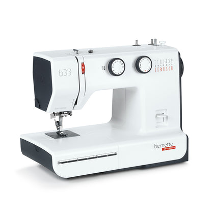 bernette 33 - Compact Mechanical Sewing Machine for Beginners with 15 Stitches