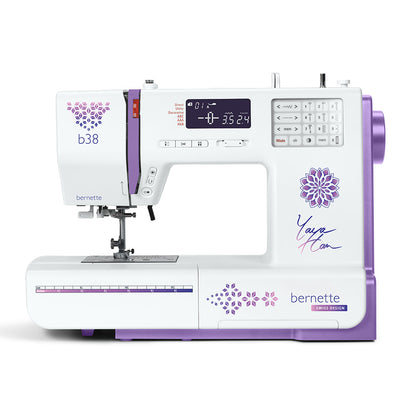bernette 38 Yaya Han Edition - Computerized Sewing Machine with 394 Stitches for Creative Minds