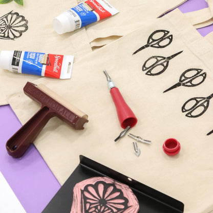 Fabric Block Printing Kit Folded