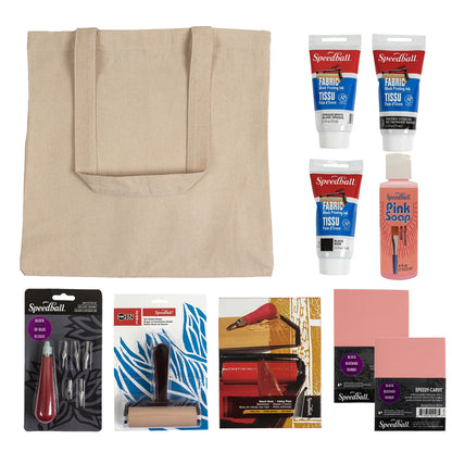 Fabric Block Printing Kit Detail