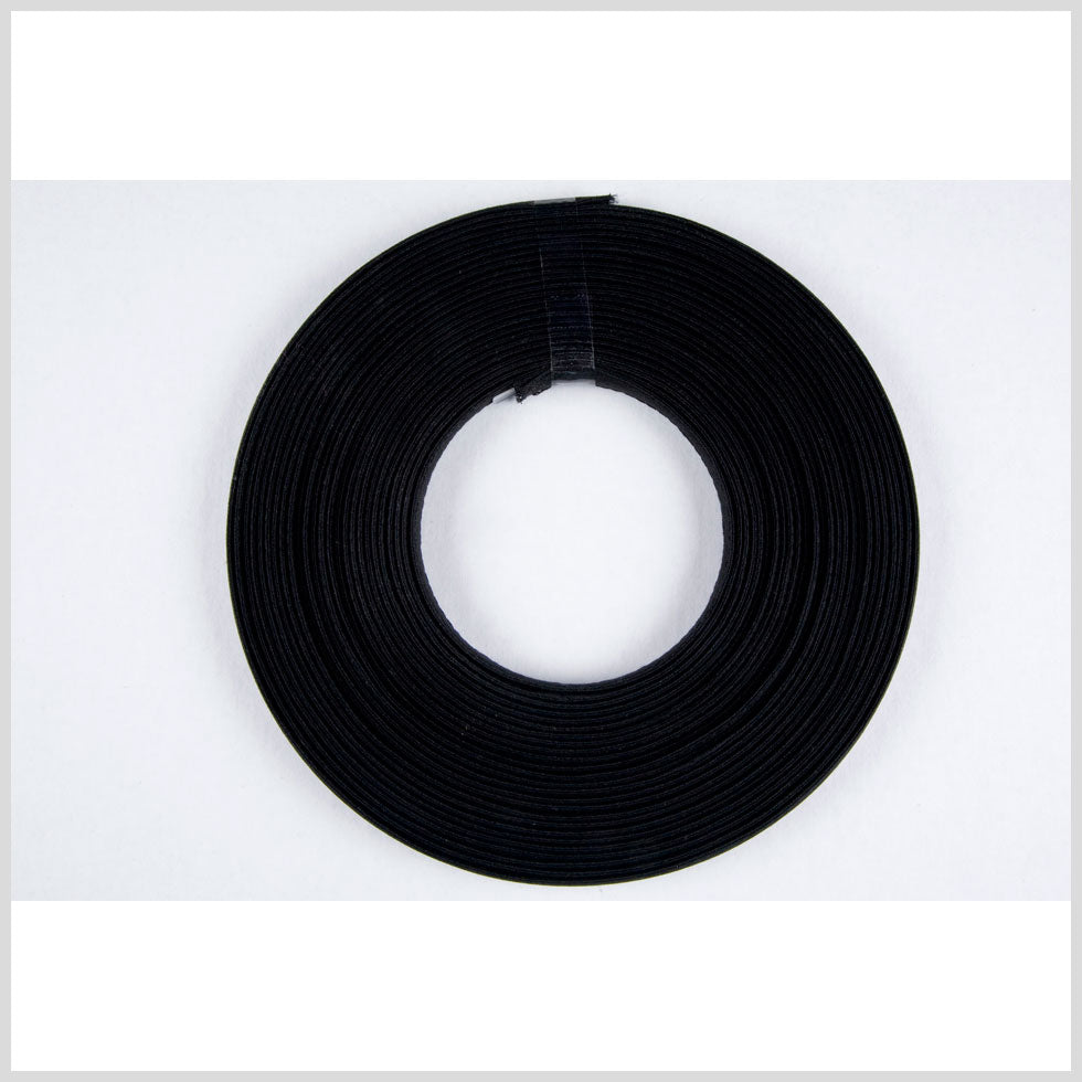 Black Fabric Covered Boning - 0.25"