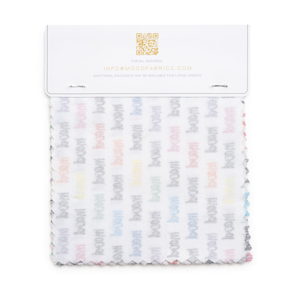 Fabric Swatch Booklet for Custom Printing - Cotton, Linen, Viscose Detail