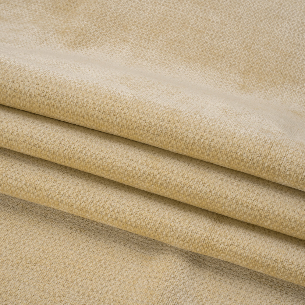 Chenille Upholstery Woven - Alabaster - Lanton Collection Folded