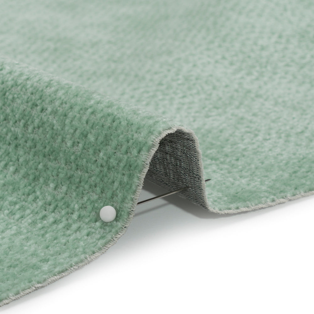 Chenille Upholstery Woven - Aqua - Lanton Collection Detail