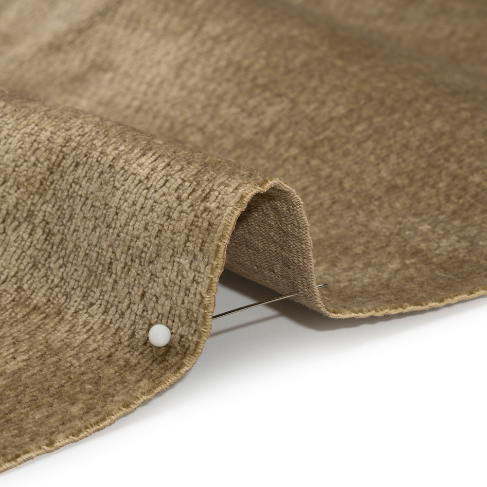 Chenille Upholstery Woven - Cement - Lanton Collection Detail