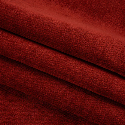 Chenille Upholstery Woven - Chili Pepper - Lanton Collection Folded
