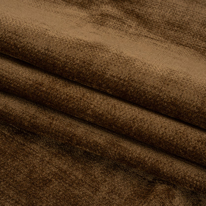Chenille Upholstery Woven - Cocoa - Lanton Collection Folded