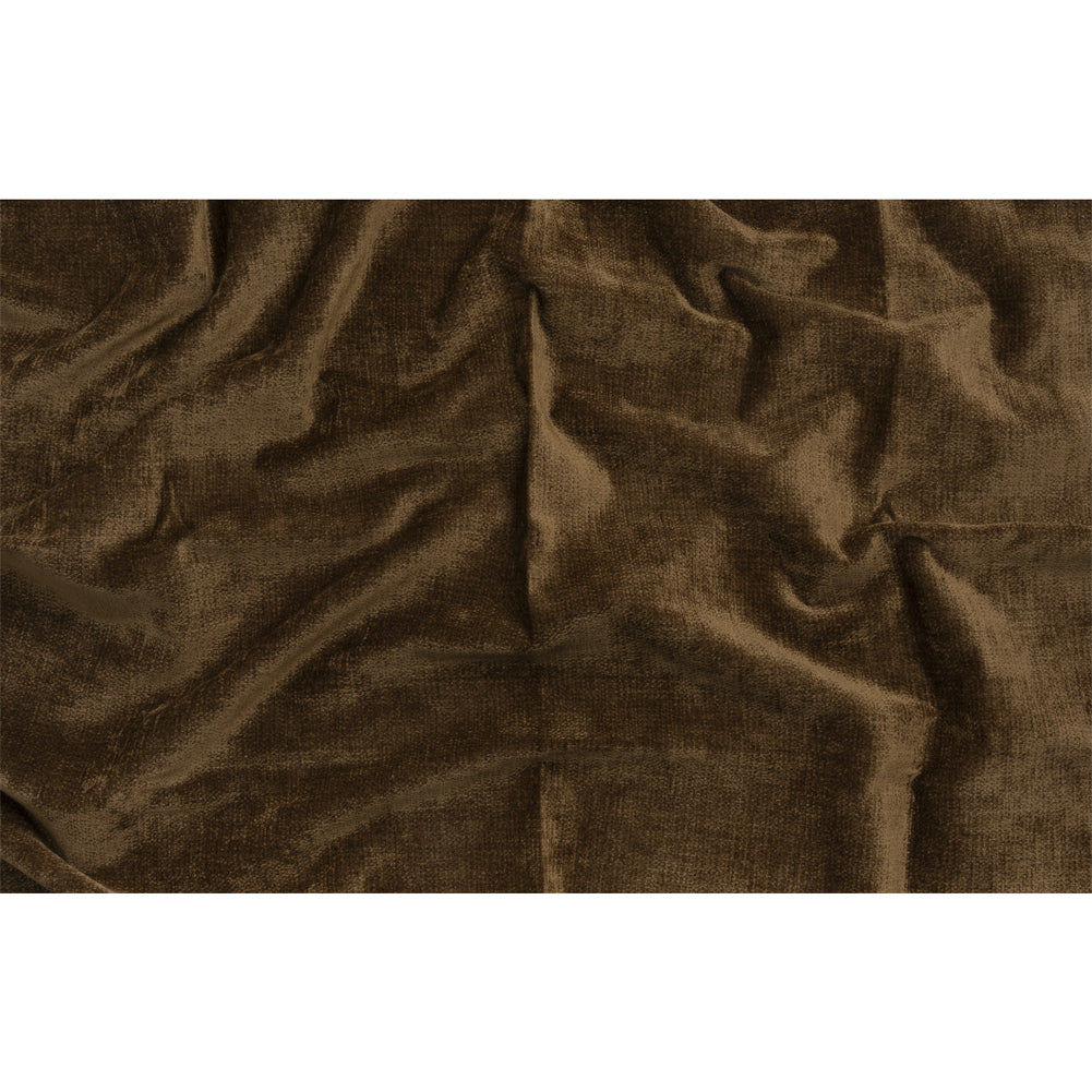 Chenille Upholstery Woven - Cocoa - Lanton Collection Full