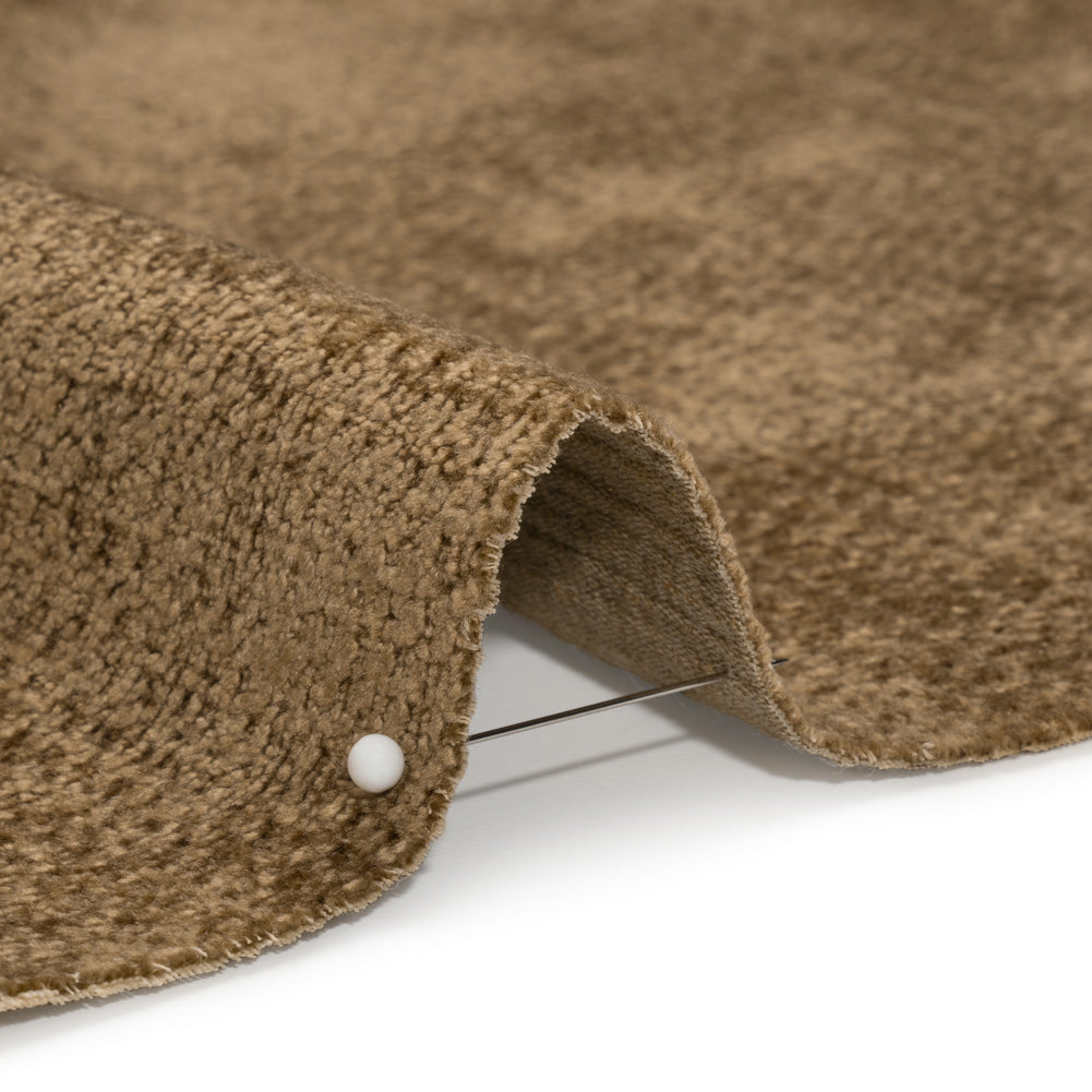 Chenille Upholstery Woven - Latte - Lanton Collection Detail