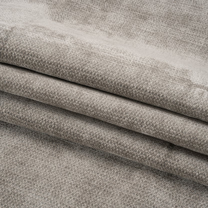 Chenille Upholstery Woven - Platinum - Lanton Collection Folded