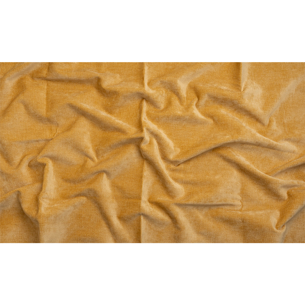 Chenille Upholstery Woven - Saffron - Lanton Collection Full