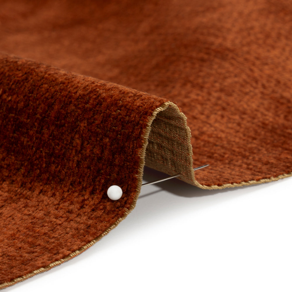 Chenille Upholstery Woven - Terra - Lanton Collection Detail