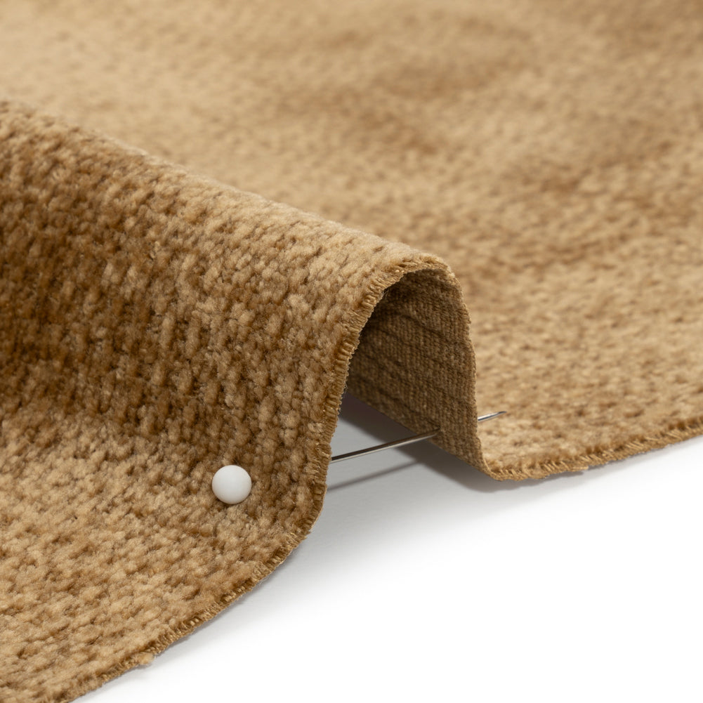 Chenille Upholstery Woven - Wheat - Lanton Collection Detail