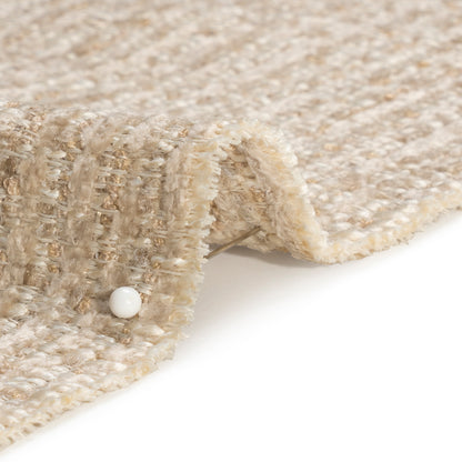 Tweed Upholstery Chenille - Linen Striated - Caprona Collection Detail
