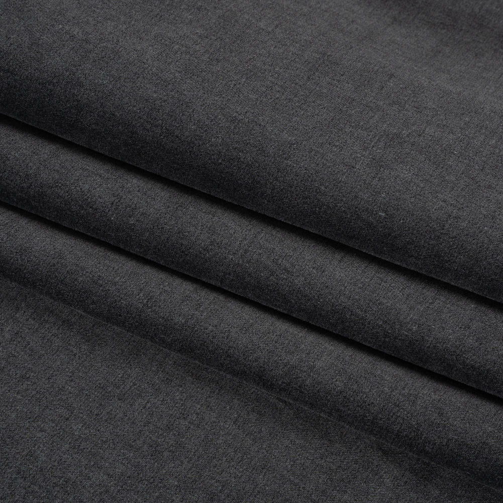 Polyester and Cotton Upholstery Velvet - Abyss - Corry Collection Folded