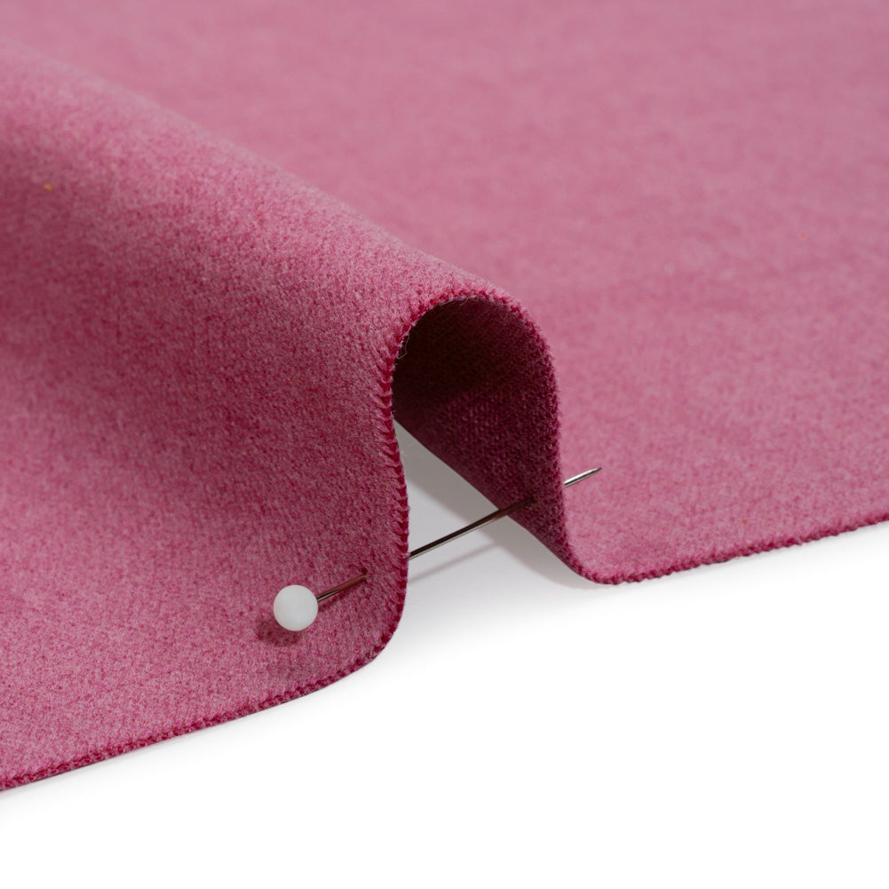 Polyester and Cotton Upholstery Velvet - Berry - Corry Collection Detail