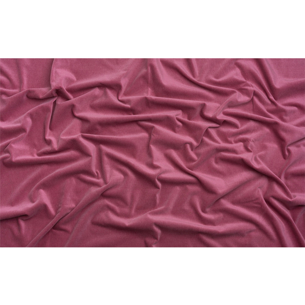 Polyester and Cotton Upholstery Velvet - Berry - Corry Collection Full