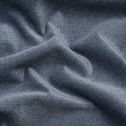 Polyester and Cotton Upholstery Velvet - Denim - Corry Collection