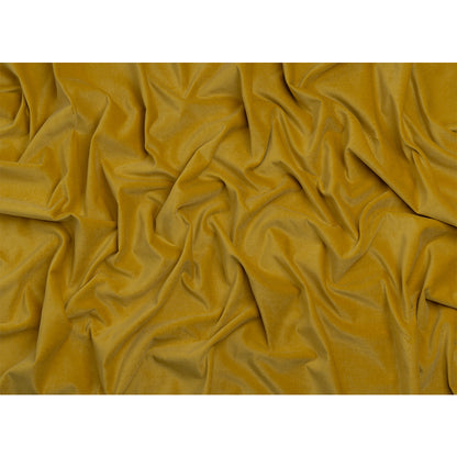 Polyester and Cotton Upholstery Velvet - Gen-Z Yellow - Corry Collection Full