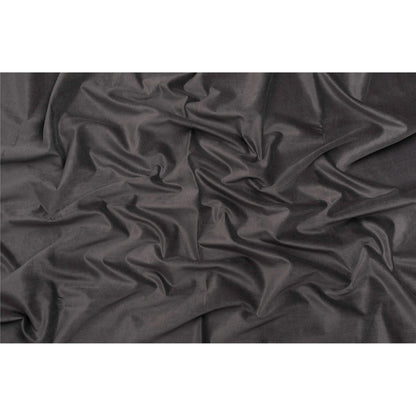 Polyester and Cotton Upholstery Velvet - Graphite - Corry Collection Full