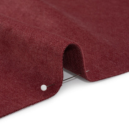 Polyester and Cotton Upholstery Velvet - Merlot - Corry Collection Detail