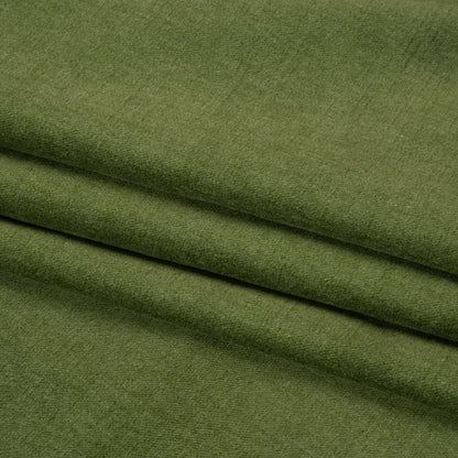 Polyester and Cotton Upholstery Velvet - Moss - Corry Collection Folded