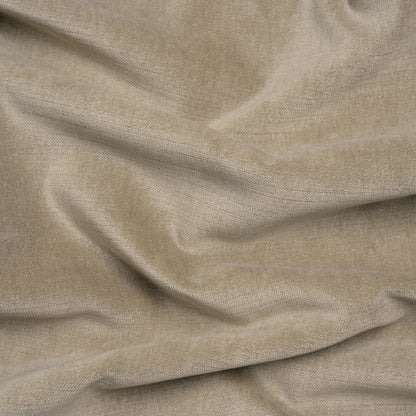 Polyester and Cotton Upholstery Velvet - Pebble - Corry Collection